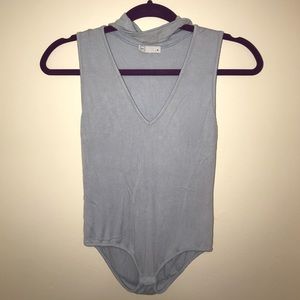 Keyhole neck bodysuit